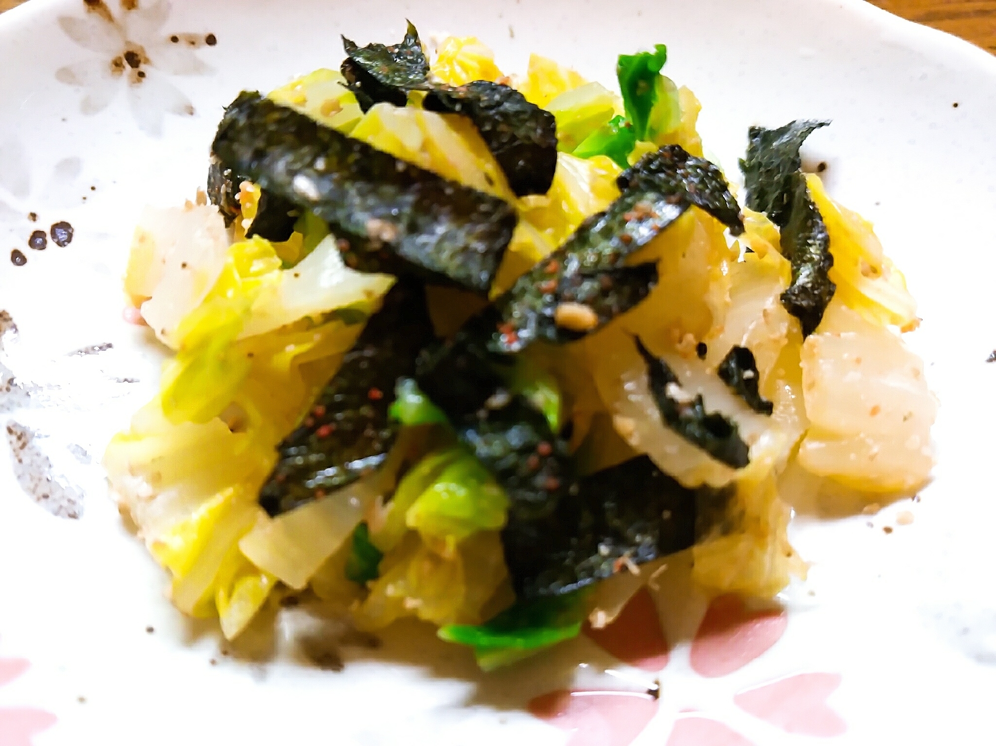 白菜と味付け海苔のナムル