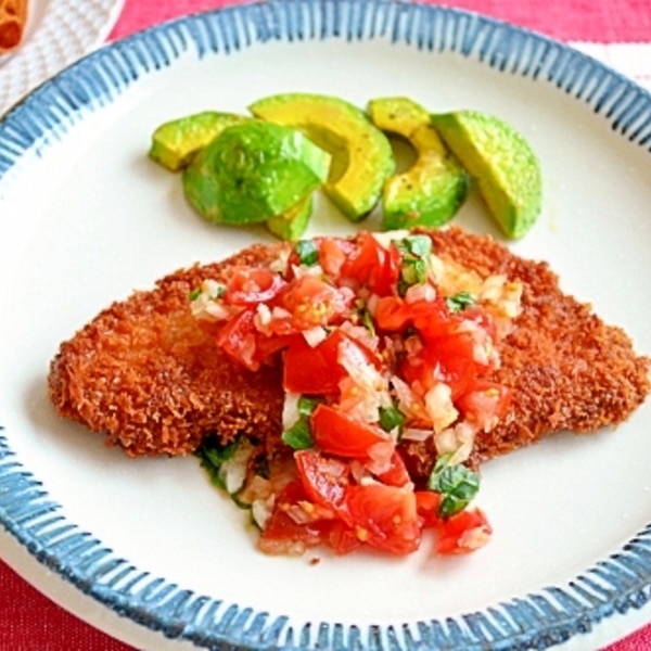 ミラノ風カツレツ フレッシュトマトソース レシピ 作り方 By 楽天出店店舗 香味館ひびき屋 楽天レシピ ミラノ風カツレツ フレッシュトマトソース レシピ 作り方 By 楽天出店店舗 香味館ひびき屋 楽天レシピ