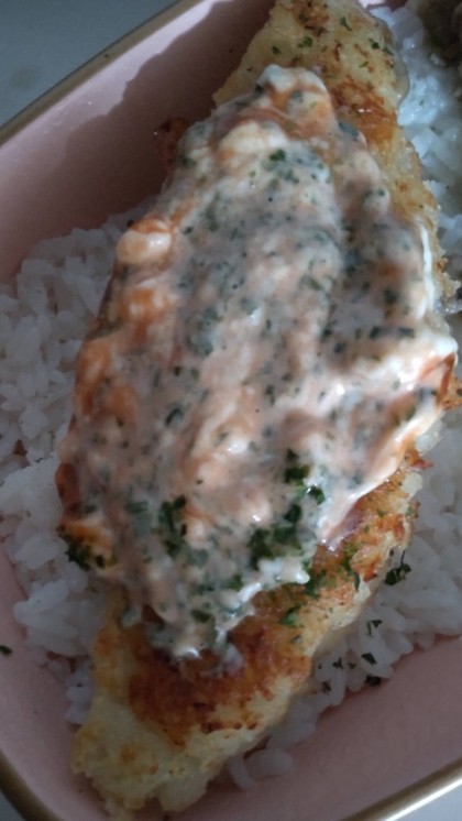 白身魚（タラ）のソースまで美味しいフライ