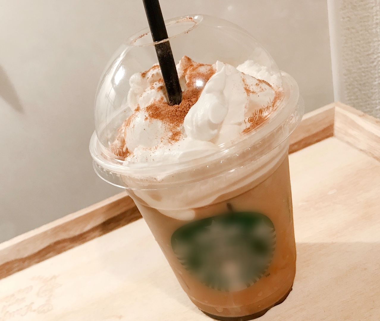 【スタバ風】キャラメルシナモンフラペチーノ