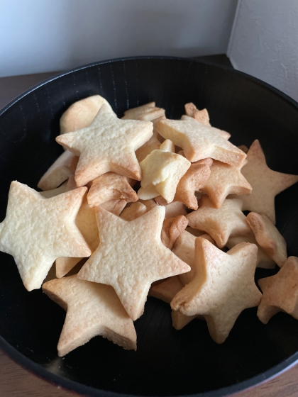 美味しくできましたー♪また作ります！
そして、予熱のタイミングは、作り始めではなくて、型抜きの時からで十分間に合いました！