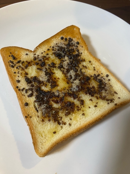 ビターなお味とザラザラ食感で美味しかったです♡