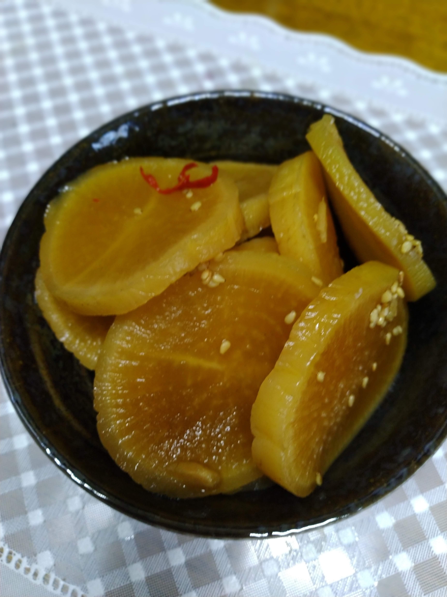 田舎料理 たくあんの煮たの レシピ 作り方 By Hana 41 楽天レシピ