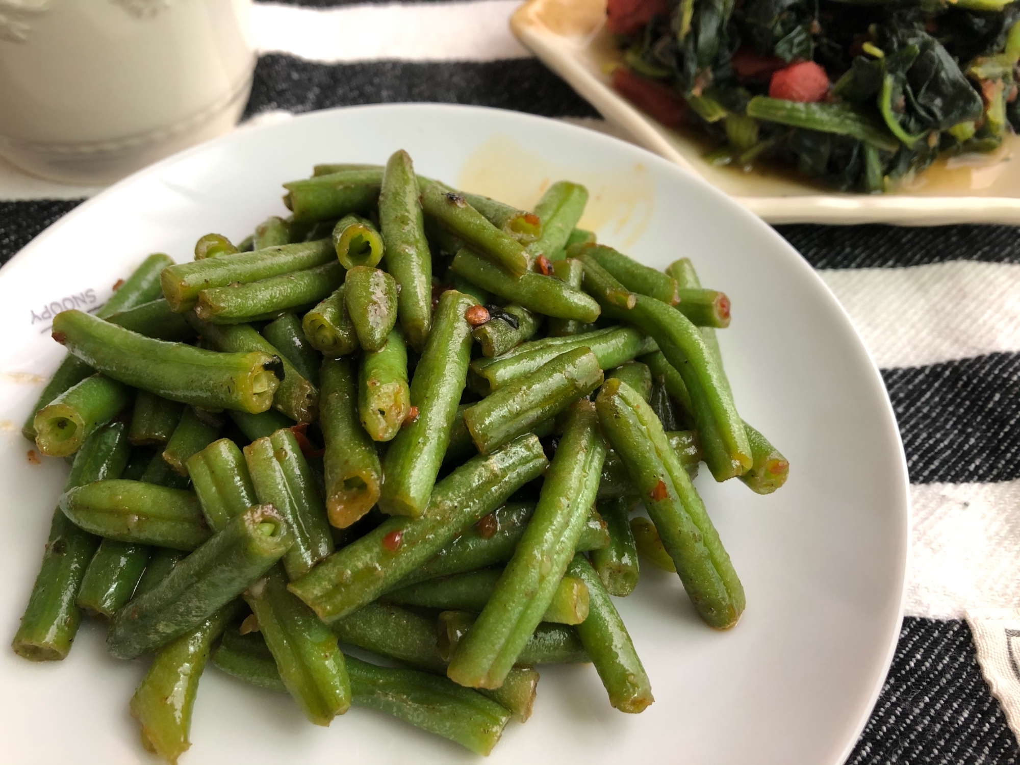 冷凍いんげんのガーリック炒め ペペロンチーノ風 レシピ 作り方 By 名探偵あな 楽天レシピ