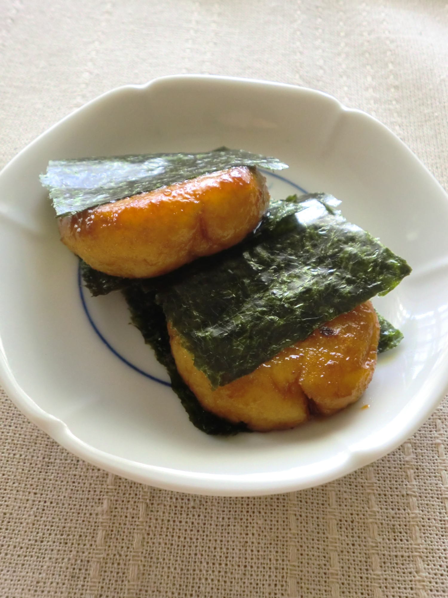 おからとチーズの磯辺焼き風