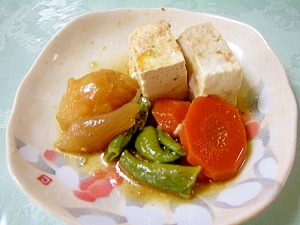 野菜と豆腐の煮物
