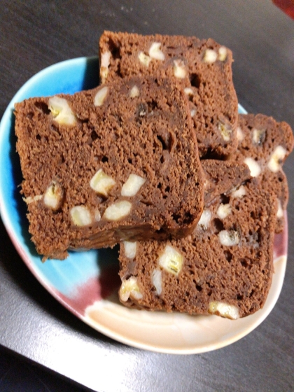 チョコバナナケーキ