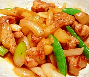 韓国風♣サムジャンを使った鶏じゃが炒め♣