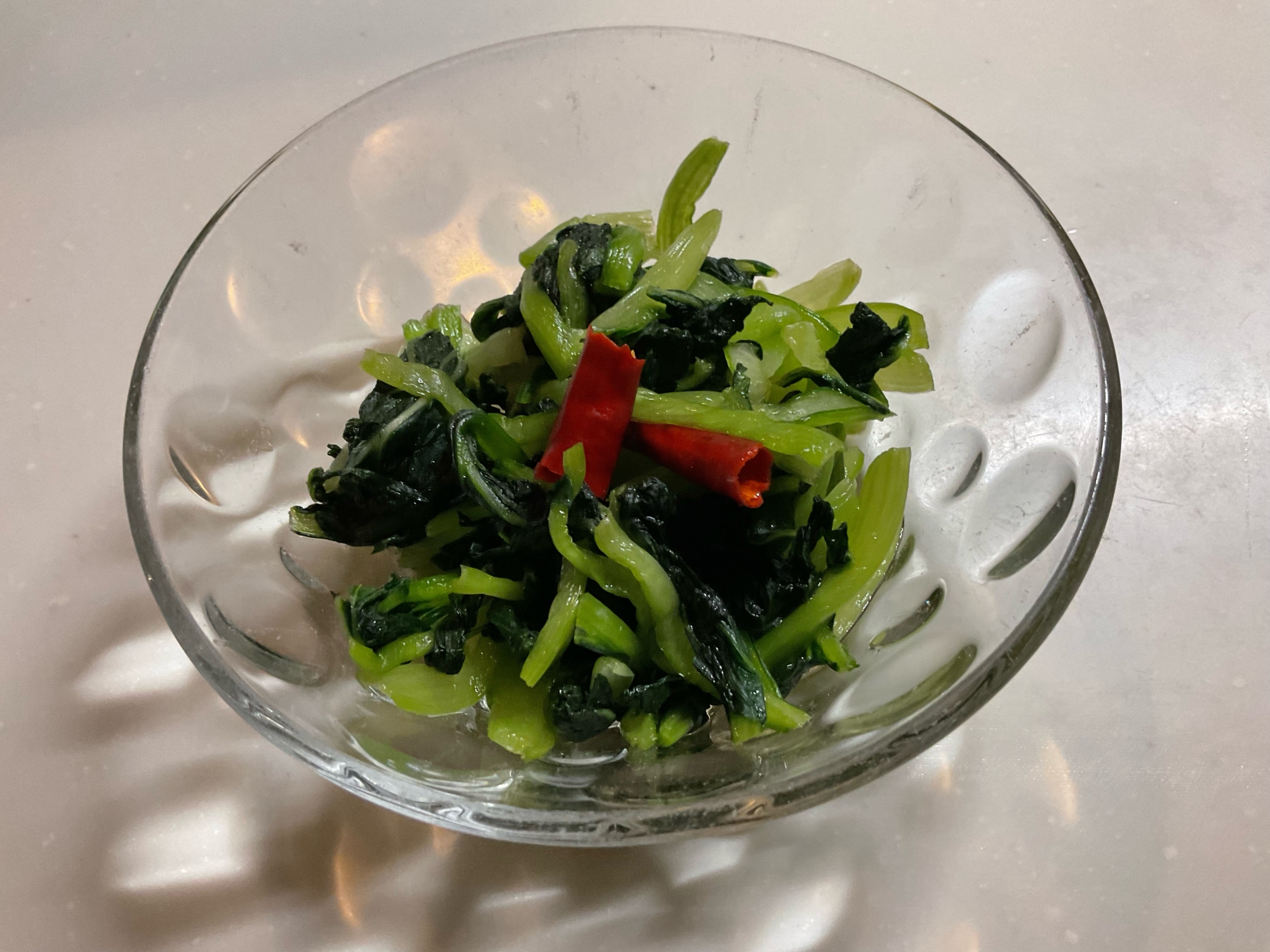 小松菜の塩漬物!