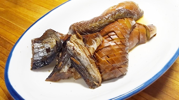 身欠きにしんと茄子の煮物