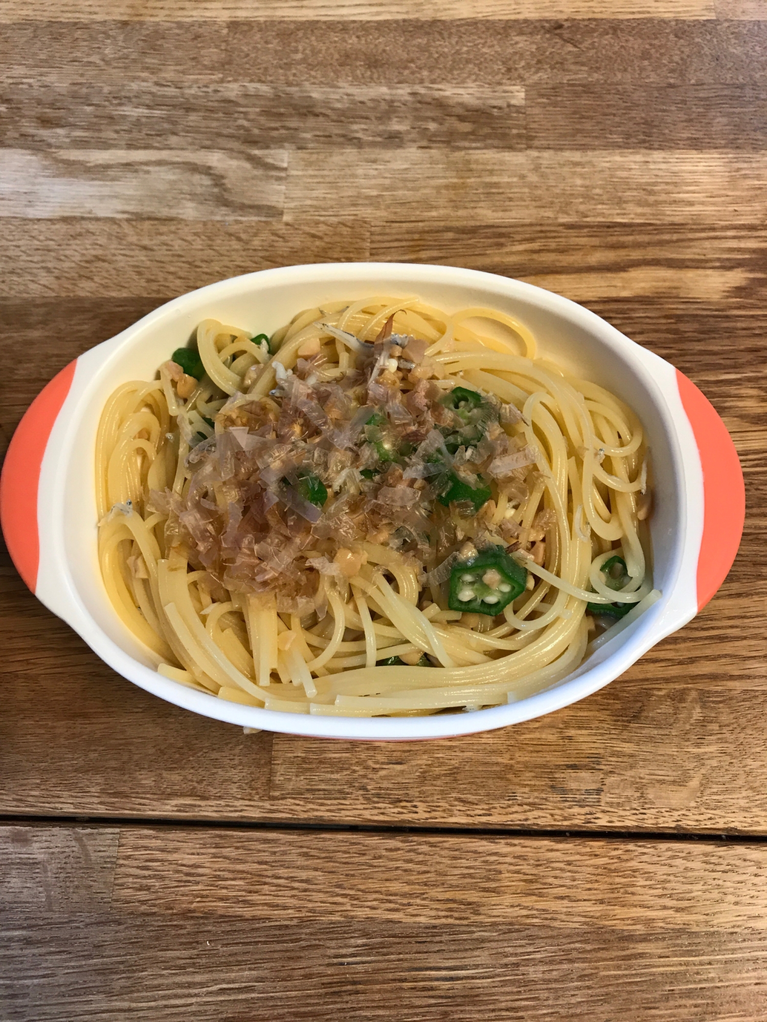幼児食に!ネバネバパスタ