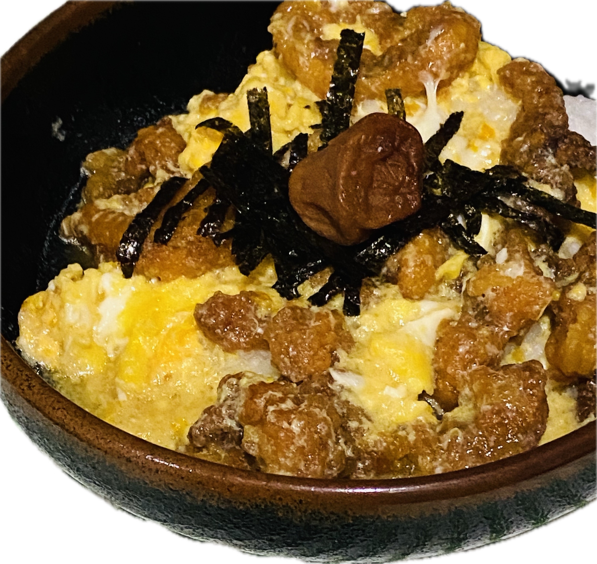 イカ唐揚げ❁︎卵綴じ丼〜つゆだく風〜♬
