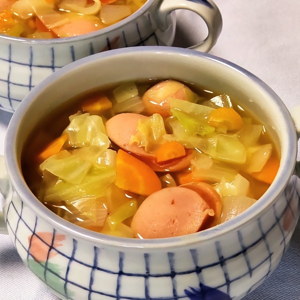 あったか簡単 キャベツたっぷり野菜スープ レシピ 作り方 By Ak 楽天レシピ あったか簡単 キャベツたっぷり野菜スープ レシピ 作り方 By Ak 楽天レシピ