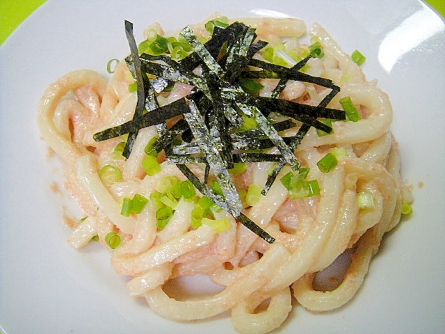 たらこマヨうどん レシピ 作り方 By Mint74 楽天レシピ