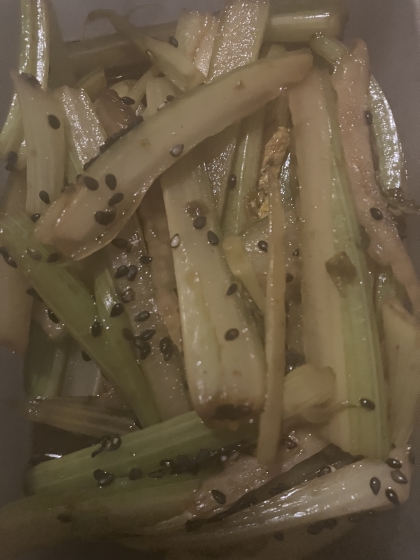 本当に美味しい♪☆セロリのきんぴら☆お弁当にも◎