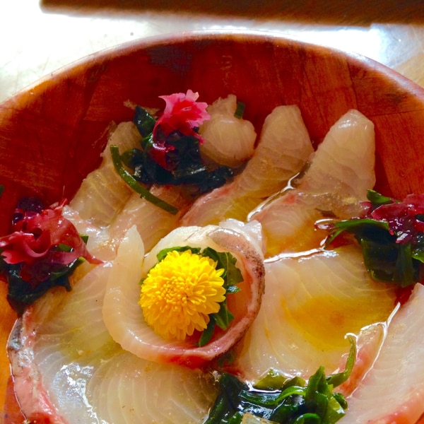 お刺身パックを洋風に かんぱちのカルパッチョ レシピ 作り方 By うみ ひま 楽天レシピ お刺身パックを洋風に かんぱちのカルパッチョ レシピ 作り方 By うみ ひま 楽天レシピ