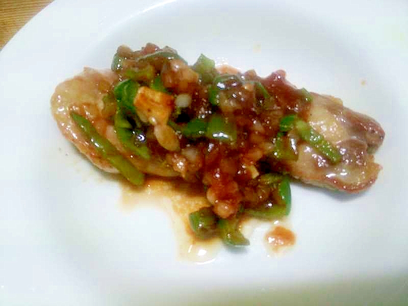 ポークソテー ピーマン甘とろみソース レシピ 作り方 By Flep 楽天レシピ