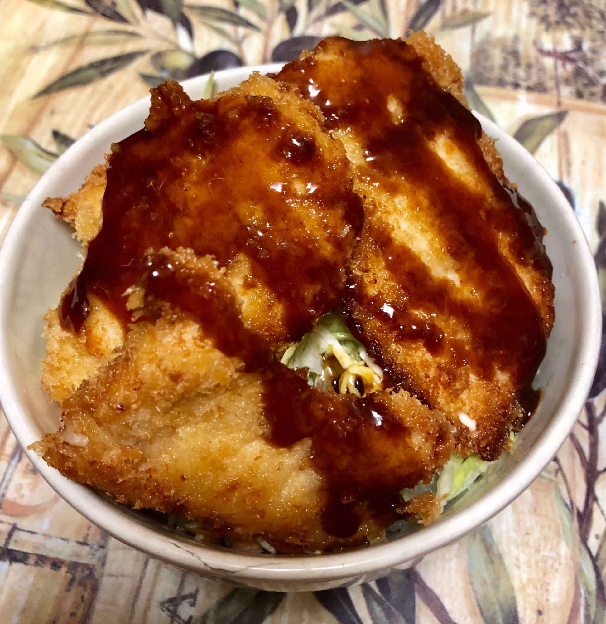 山盛り♪チキンカツ丼