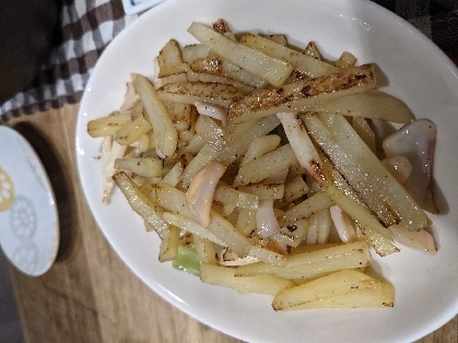 塩辛とバターじゃが芋