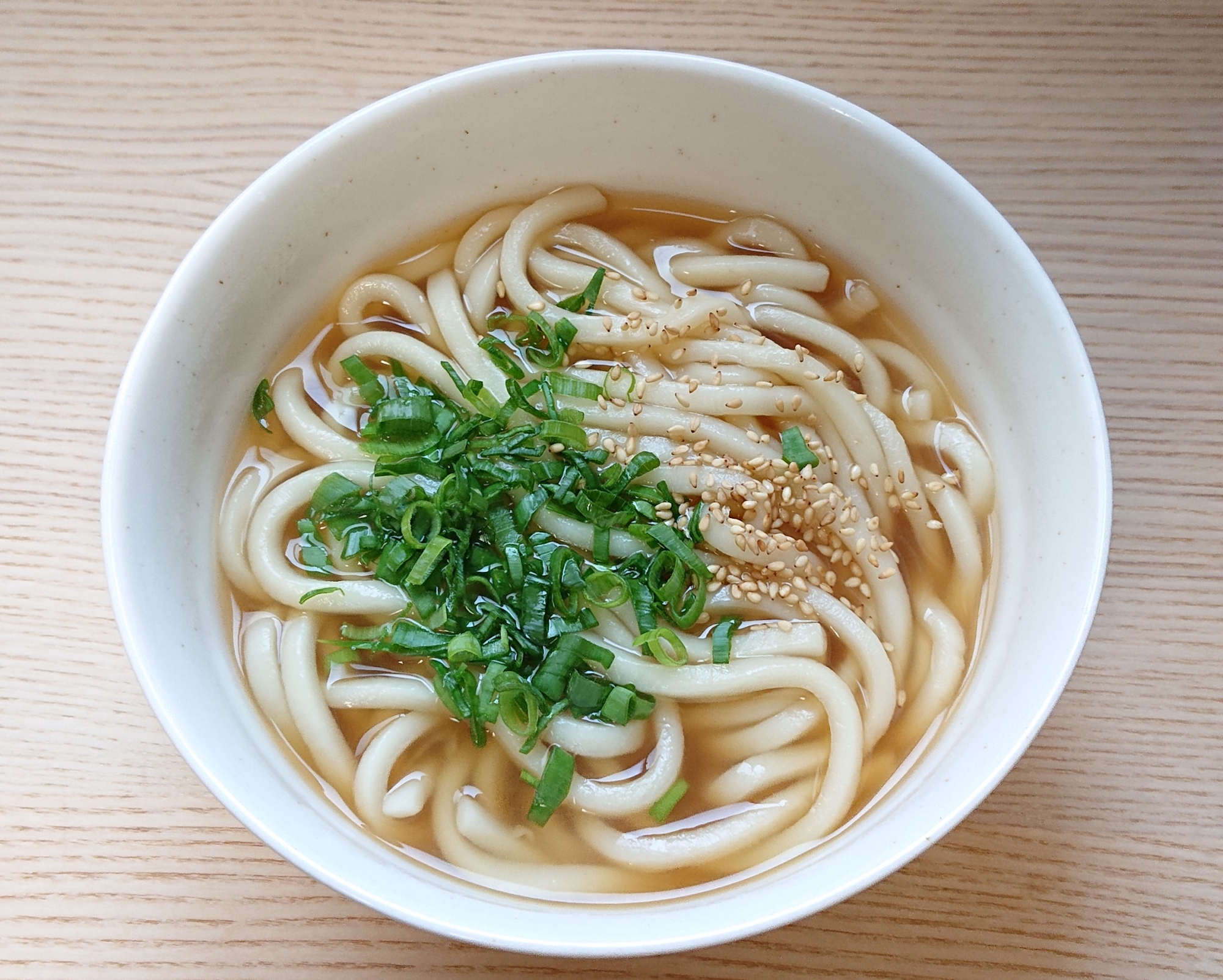 簡単☆鶏ガラ醤油うどん