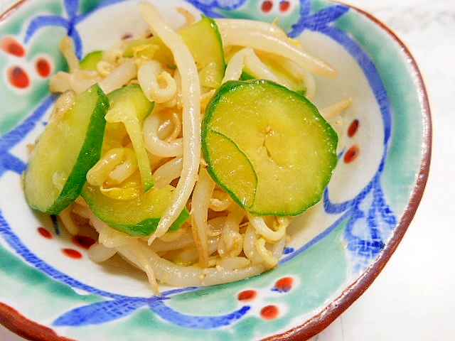 もやしときゅうりの酢の物