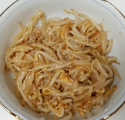 電子レンジで☆もやしの豆板醤合え