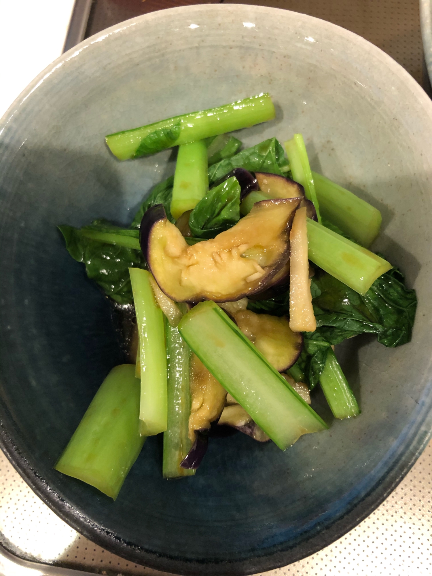 なすと小松菜の和え物 レシピ 作り方 By ふじっこにー 楽天レシピ