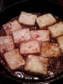 美味しかったです。高野豆腐では作ったことがありましたが、豆腐でも出来るんですね！驚きでした。
