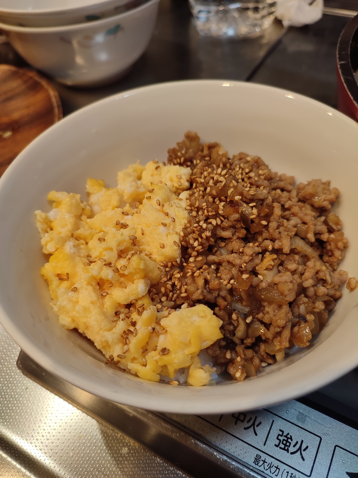 味噌そぼろ丼