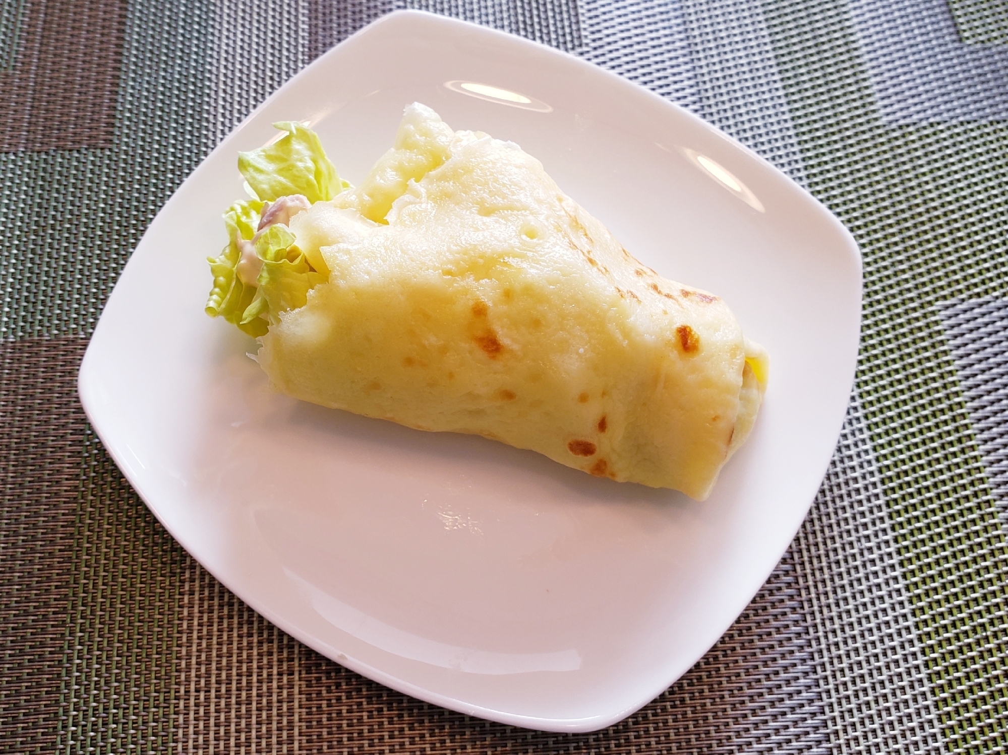 お家でも簡単にできる! ツナマヨ クレープ
