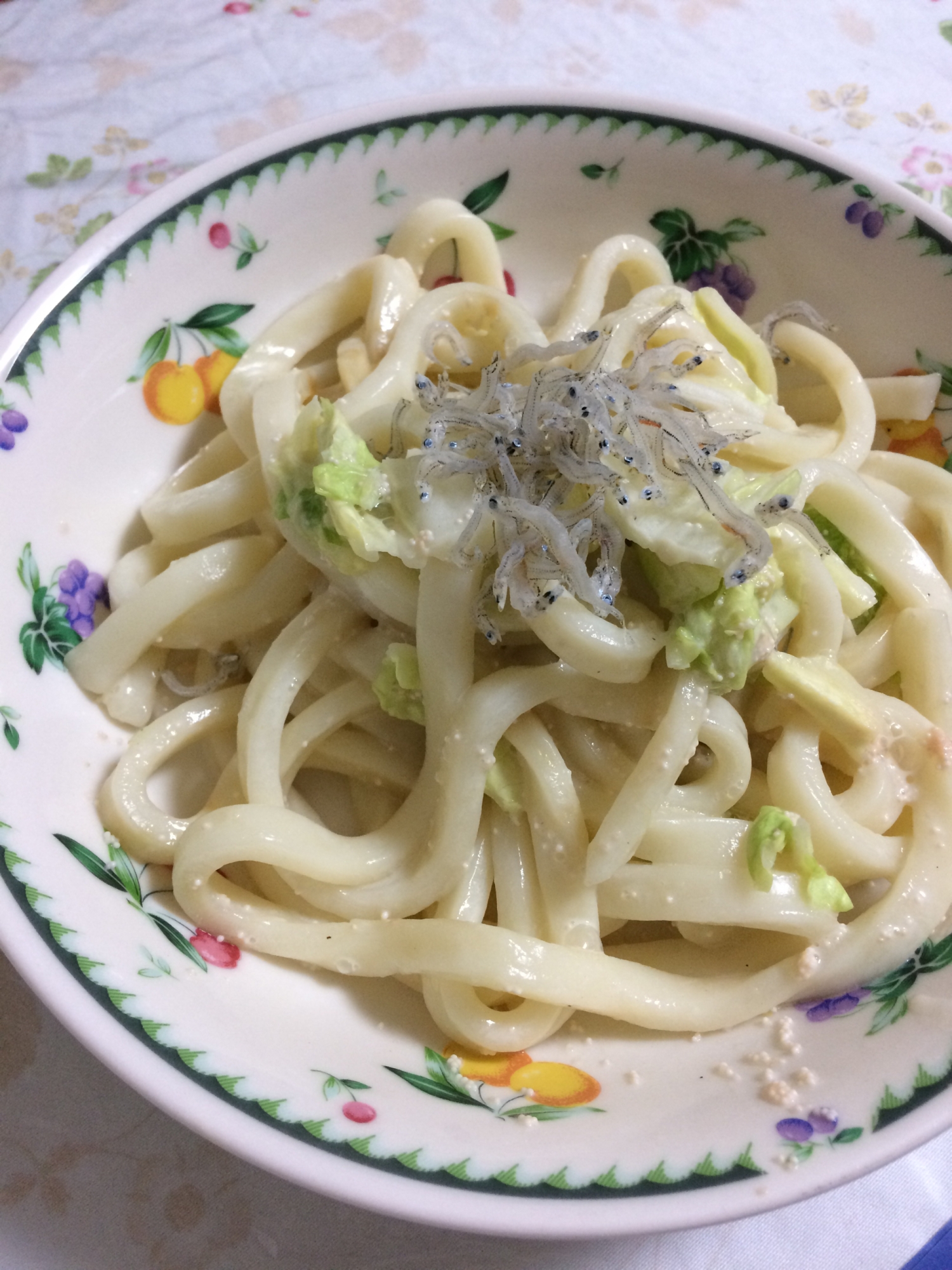 簡単5分でできる！クリーム明太子うどん