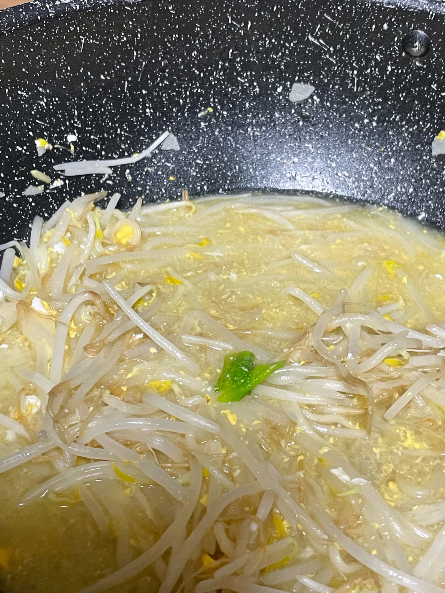 もやしの卵とじ（中華）