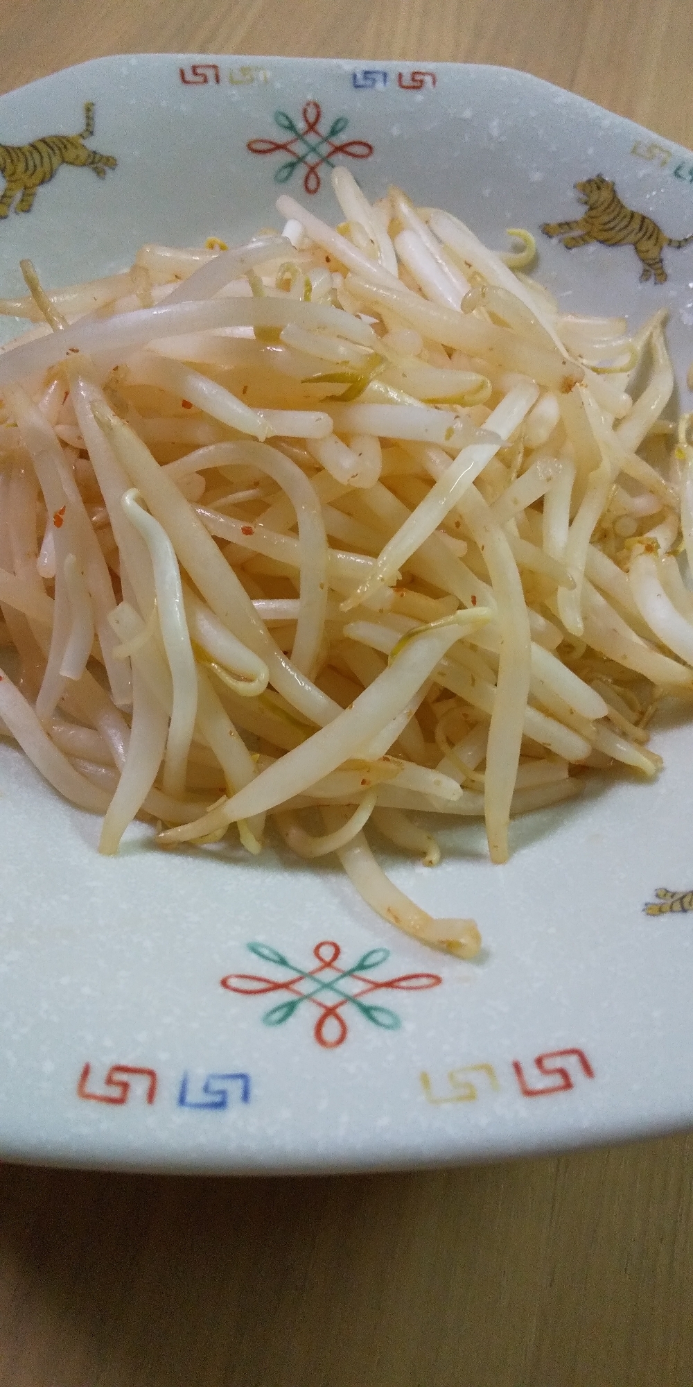 電子レンジで☆もやしの豆板醤合え