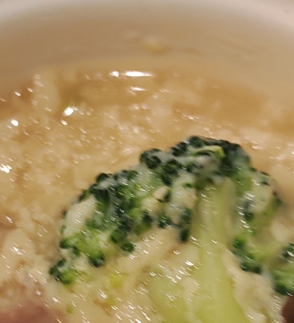 オートミールでほうれん草の豆乳リゾット