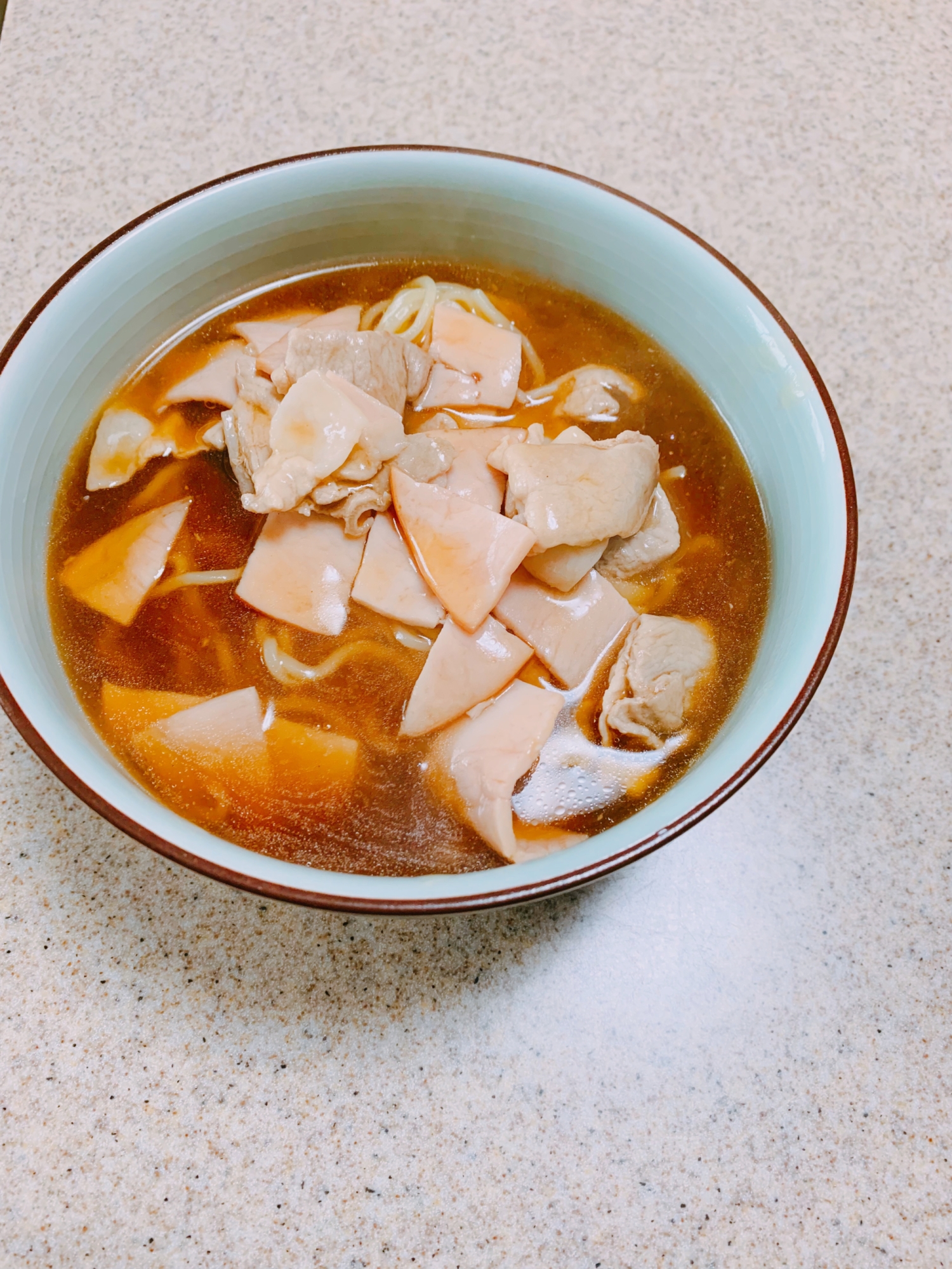 豚肉とハム入り⭐️やみつきあんかけラーメン