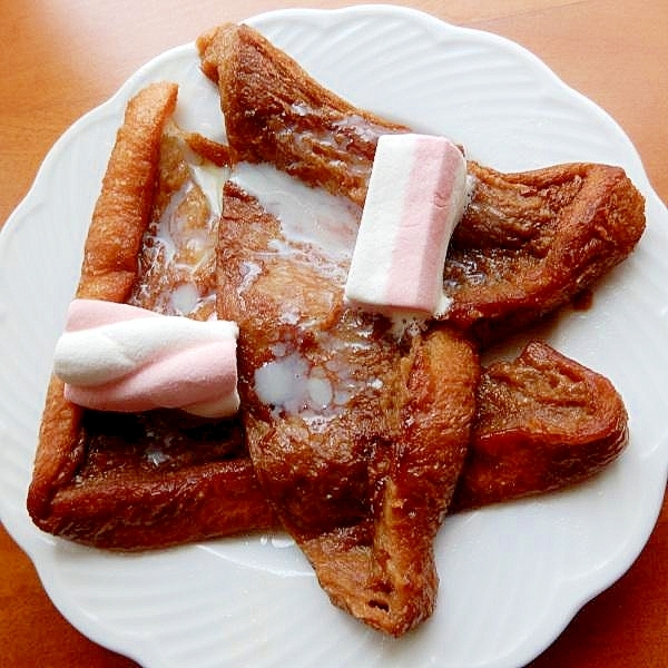 ６分！インスタント珈琲で❤フレンチトーストもどき♪