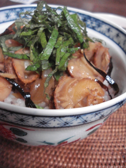 煮ほたて丼