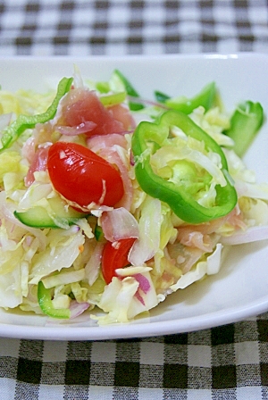 低カロ・減塩・たくさんの野菜が食べられるサラダ