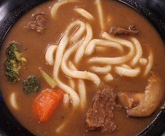 残ったｶﾚｰでカレーうどん♪