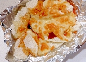 自然薯のチーズ醤油焼き　（ノンフライヤー