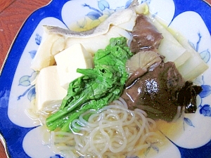 天然きのこが手に入ったら☆ 「茸たっぷり湯豆腐」