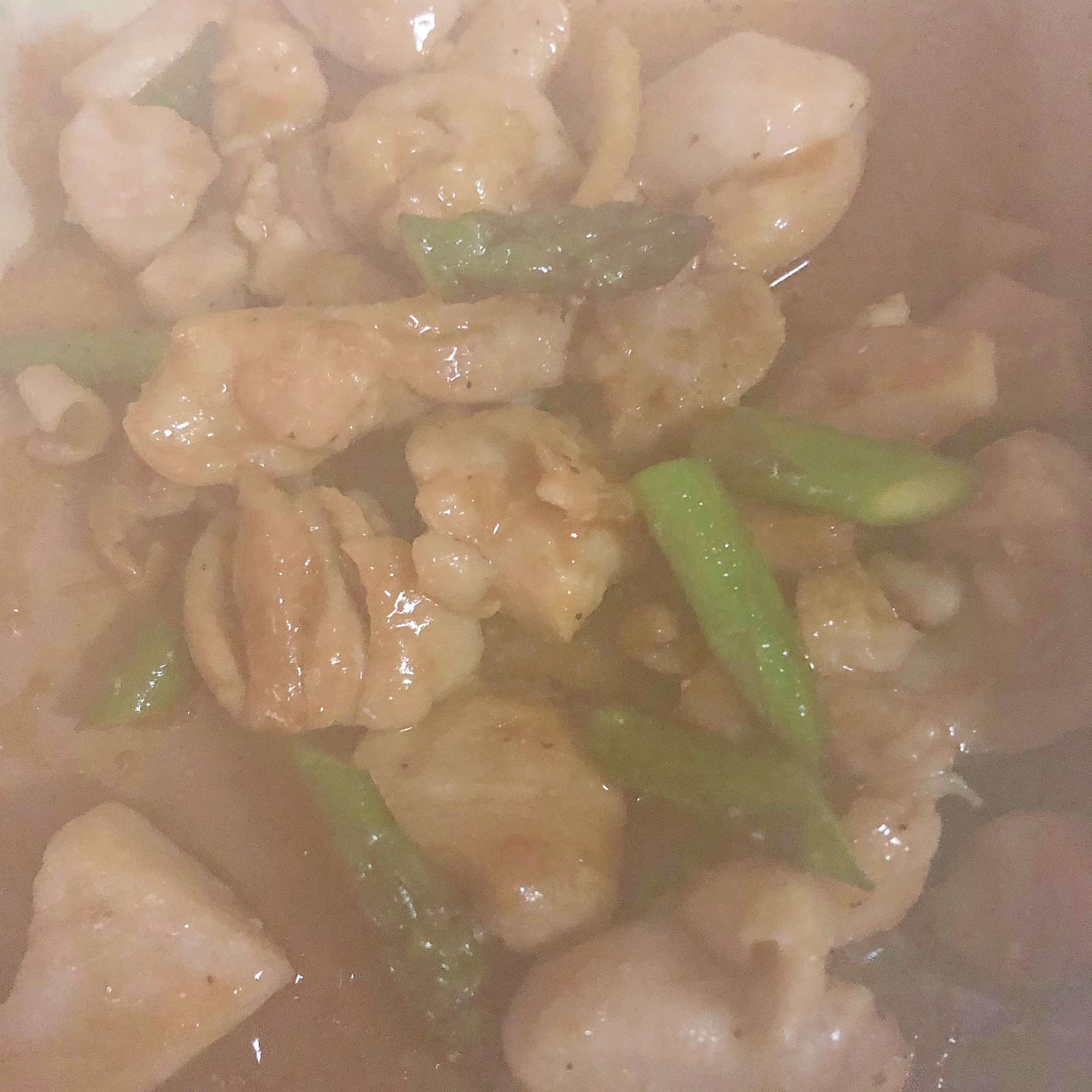 鶏肉とアスパラの照り焼き