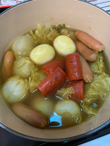 簡単＊煮込むだけ♪ 野菜たっぷり☆カレーポトフ