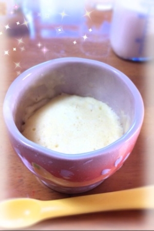 離乳食後期 レンジで簡単蒸しパン レシピ 作り方 By Akanetwork 楽天レシピ