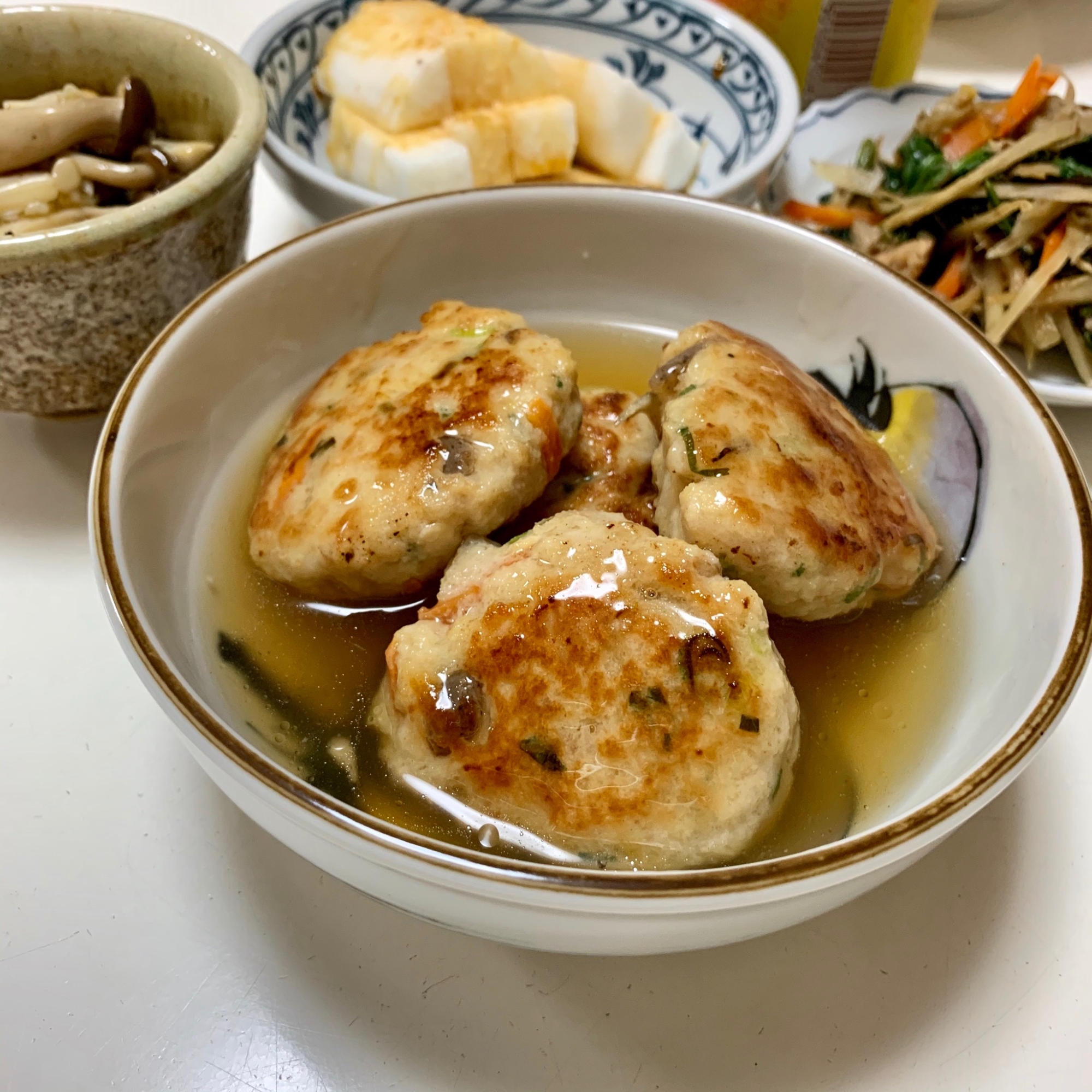 おから煮（卯の花）リメイク⭐️餡かけ鶏つくね