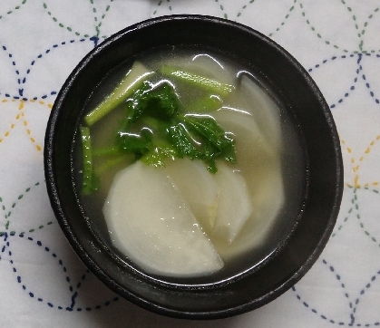 前日に食べた鶏の骨でスープを取って作りました(*^^*)レシピありがとうございます。
