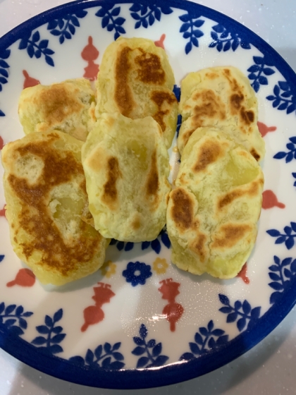 【離乳食後期】フライパンで作るさつまいものおやき