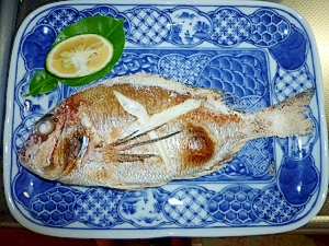 カボスde花鯛の焼き魚 レシピ 作り方 By Tententen48 楽天レシピ