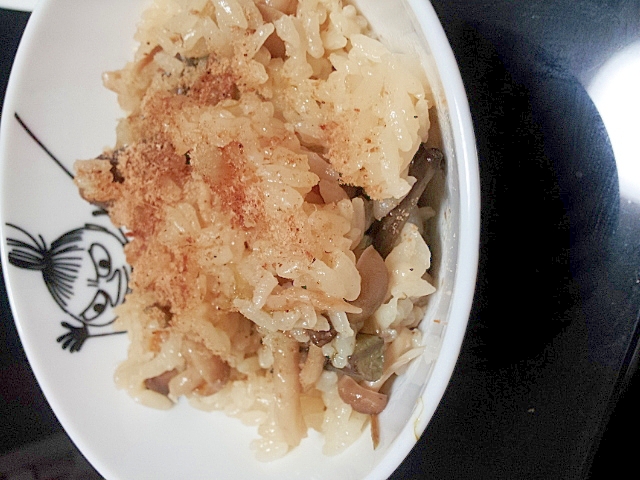 ★キノコとわらびの炊き込みご飯★