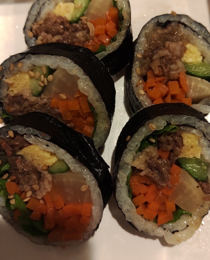 キンパ風海苔巻き